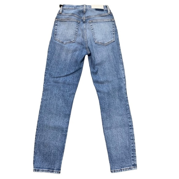 RE/DONE Originals Revolve 90s High Rise Ankle Crop 60s Fade Button Fly Size 26 - Picture 3 of 13